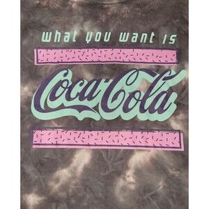 2 for $20 Coca-Cola Vintage Inspired  Crop Top Tie Dye Size